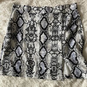 Snake Skin Skirt with slit